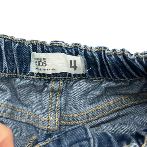 COTTON ON KIDS Rainbow Denim Shorts Size 4 - Picture 4 of 5